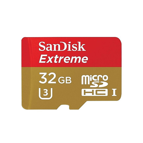 SanDisk Extreme 32GB microSDHC Memory Card with Adapter, UHS-III, V30 (SDSQXVF-032G-AN6MA)