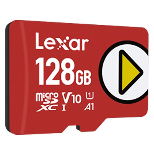 Lexar PLAY 128GB microSDXC Memory Card, Class 10, UHS-I (LMSPLAY128G-BNU)