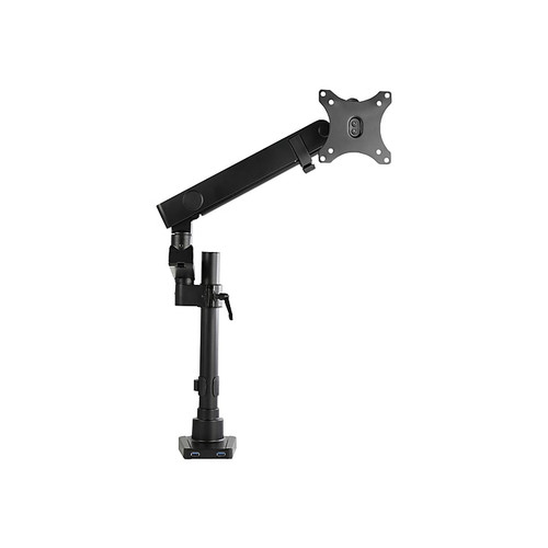 StarTech.com Desk Mount Monitor Arm - Full Motion Single Pole up to 8kg VESA Display - C-Clamp/Grommet, Up 35", Black (65dd620be8837636b11d9519_ud)