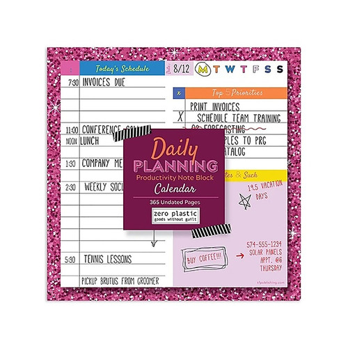 TF Publishing Daily Note Block, 4.5" x 4.5", Bright Block, 300 Sheets/Pad, 1 Pad/Pack (99-3311)
