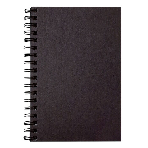 UCreate® Create Your Own Cover Sketch Diary, Black Chip Cover, 9" x 6", 50 Sheets, Pack of 6 (PAC4778-6)