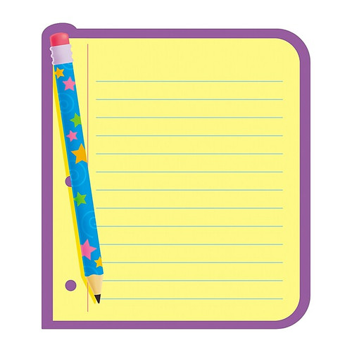 TREND Note Paper Note Pad-Shaped, 50 Sheets Per Pad, Pack of 6 (T-72029-6)