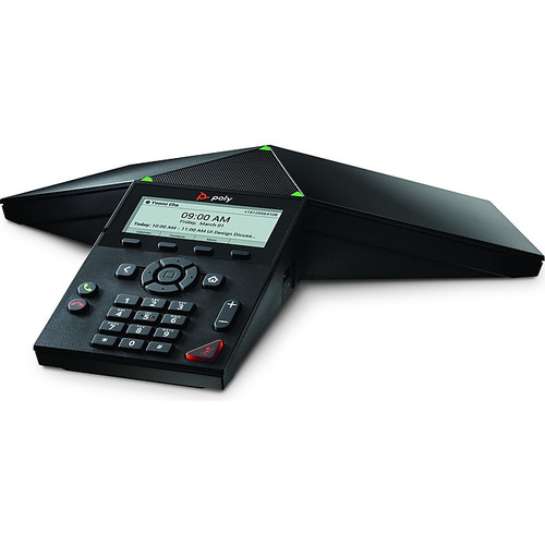 Poly Trio 8300 3-Line IP Conference Telephone, Black (830A0AA)