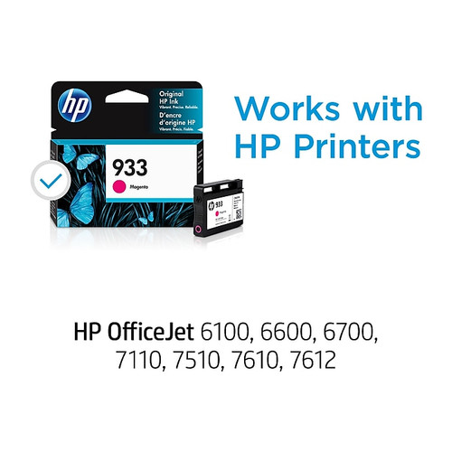HP 933 Magenta Standard Yield Ink Cartridge (CN059AN#140)