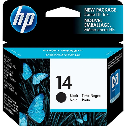 HP 14 Black Standard Yield Ink Cartridge (C5011D)