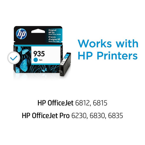 HP 935 Cyan Standard Yield Ink Cartridge (C2P20AN#140)