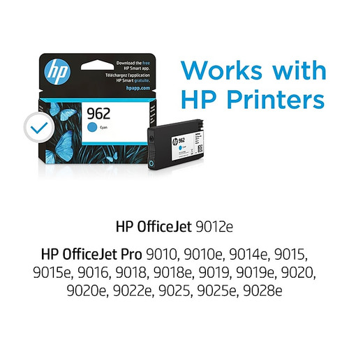 HP 962 Cyan Standard Yield Ink Cartridge (3HZ96AN#140), print up to 700 pages (65dd6d6be8837636b11dfc6c_ud)