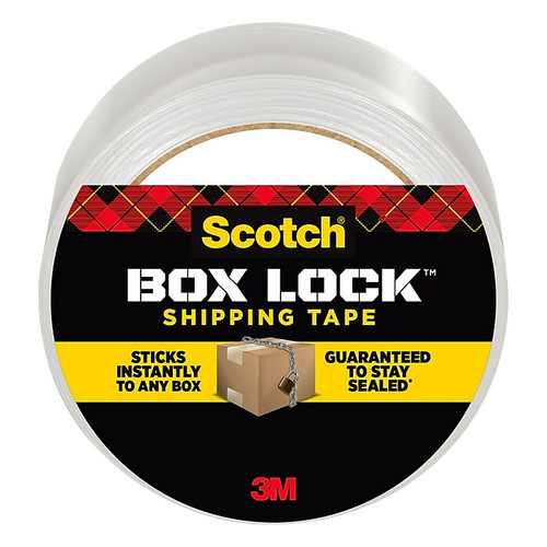 Scotch® Box Lock™ Shipping Packing Tape, 1.88 in x 54.6 yds., Clear (65dd7020e8837636b11e183e_ud)