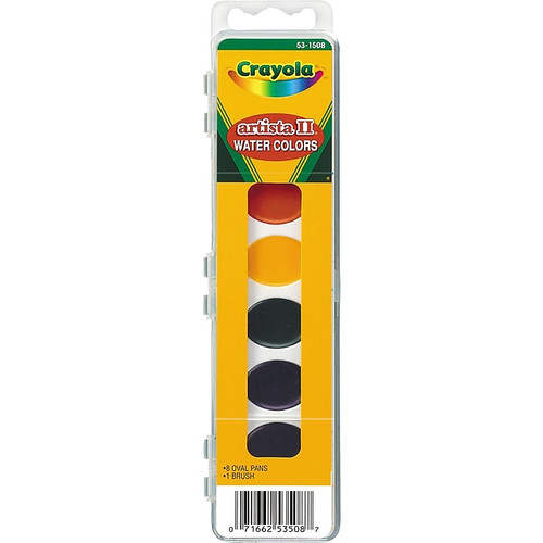 Crayola Arista II 8-Color Watercolors, Assorted Colors (BIN531508)
