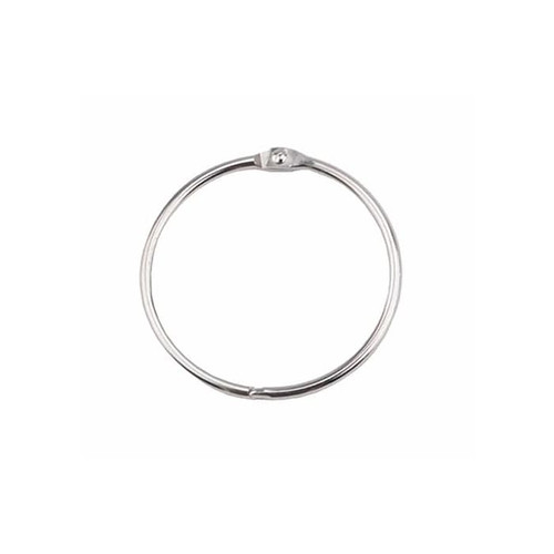 NAHANCO Metal Display Ring, 2.25" Capacity, Silver, 100/Pack (DISPLAYRING)