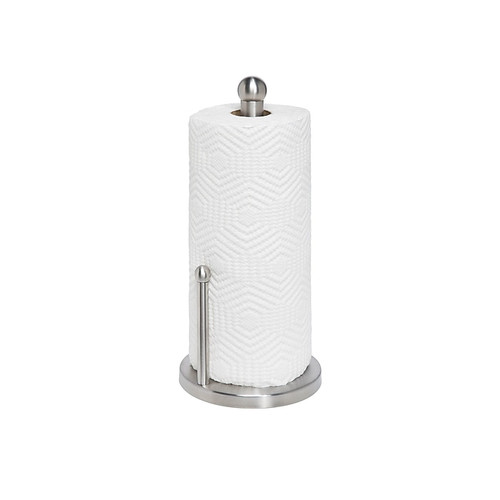 Honey-Can-Do Stainless Steel Kitchen Paper Towel Holder, Silver (KCH-01077)