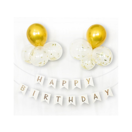 Pukka Pad Birthday Kit, Champagne Gold/White (OTW467)