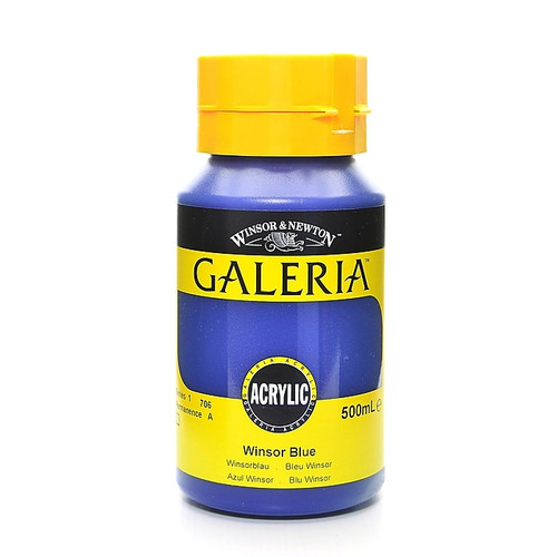 Winsor  And  Newton Galeria Flow Formula Acrylic Colours Winsor Blue 500 Ml 706 (2150706)