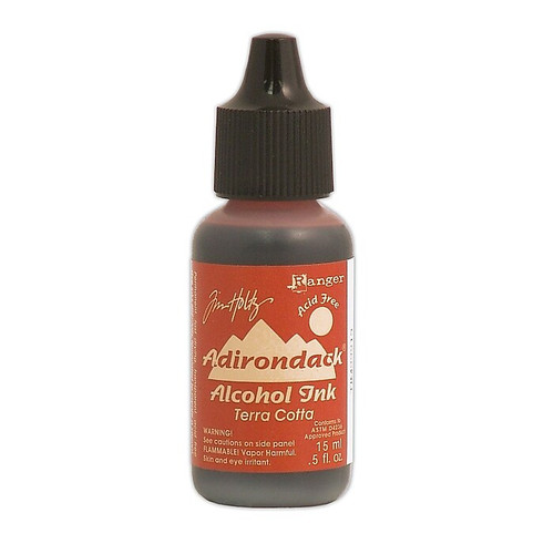 Ranger Tim Holtz Adirondack Alcohol Inks Terra Cotta Earthtones 0.5 Oz. Bottle [Pack Of 6] (6PK-TIM22213)