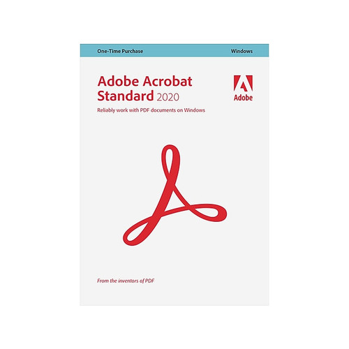 Adobe Acrobat Standard 2020 for 1 User, Windows, DVD (65311410)