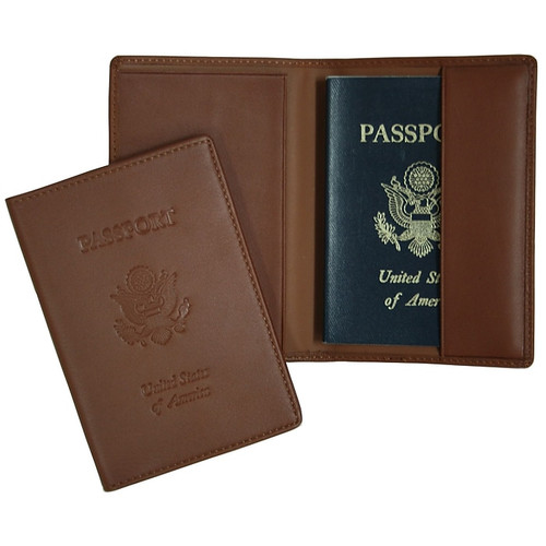 Royce Leather Debossed Passport Jacket, Tan (65dd7437e8837636b11e3511_ud)