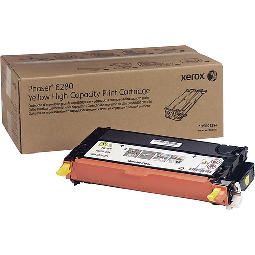 Xerox 106R01394 Yellow High Yield Toner Cartridge, Prints Up to 5,900 Pages (65dd76cee8837636b11e43e2_ud)