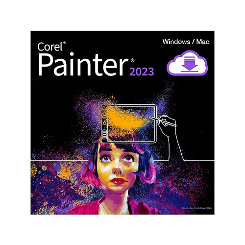 Corel Painter 2023 Graphic Design for Windows/Mac, 1 User [Download] (65dd775ae8837636b11e4a18_ud)