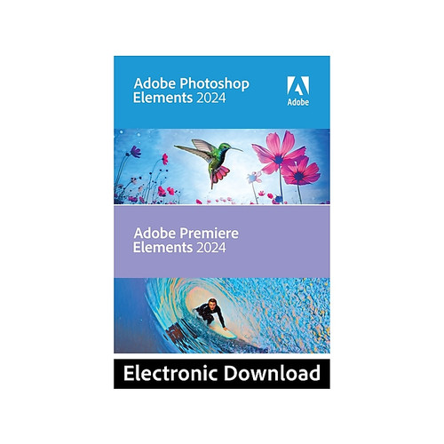 Adobe Photoshop Elements 2024 & Premiere Elements 2024 for Mac, 1 User [Download] (65dd775ce8837636b11e4a34_ud)