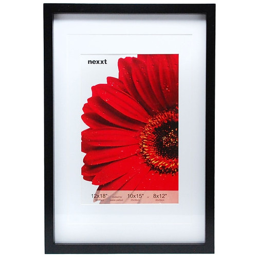 Nexxt PN00244-0FF Wood 13.2" x 19.6" Picture Frame, Black (65dd7aa8e8837636b11e6bcb_ud)