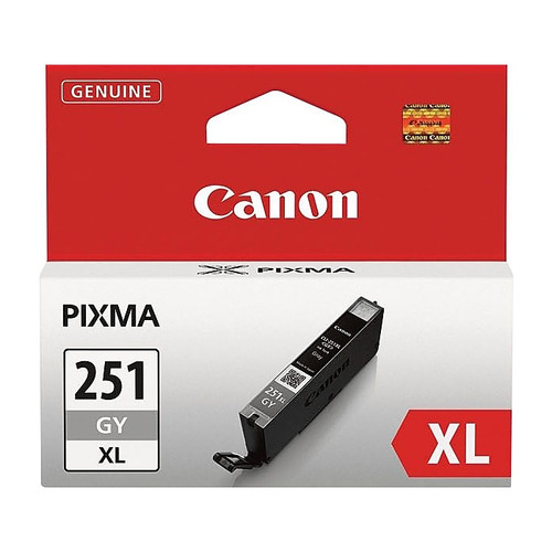Canon 251XL Gray High Yield Ink Cartridge (6452B001)