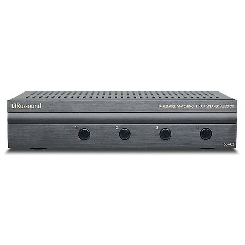 Russound Single-Source Speaker Selector (SS-4.2, 4 Pair), Black (65dd7ecbe8837636b11e93e2_ud)