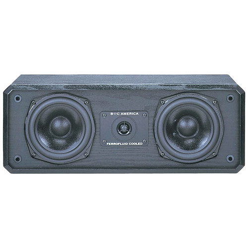 BIC America™ Venturi 5 1/4" 2-Way Center Channel Speaker, 125 W, Black (65dd7edbe8837636b11e94a0_ud)