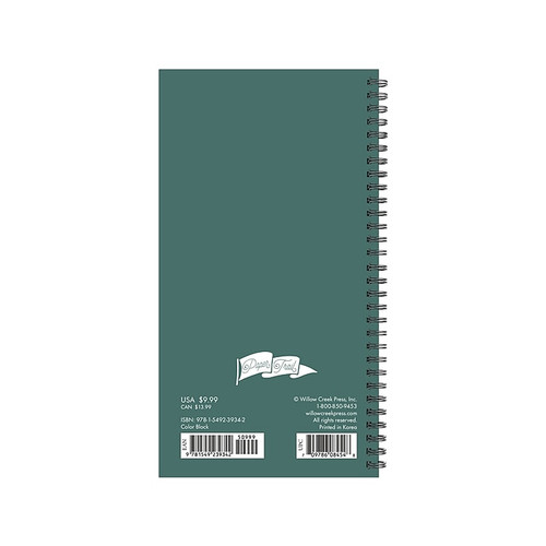 2024 Willow Creek Color Block 3.5"x 6.5" Weekly & Monthly Planner, Multicolor (39342)