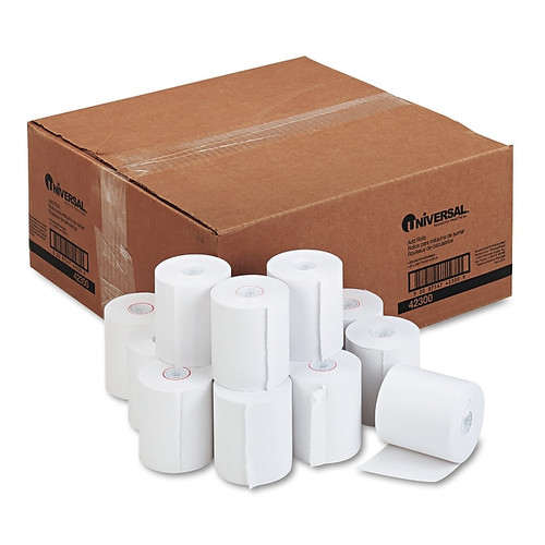 Universal Calculator/Adding Machine Rolls, 3" x 165', 50/Ct (65dd7f8de8837636b11e9cf1_ud)