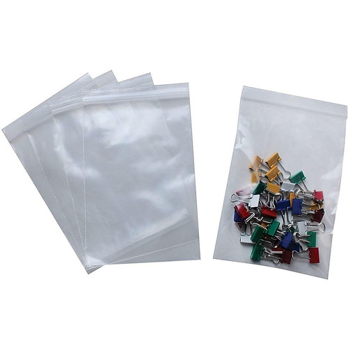 4" x 4" Reclosable Poly Bags, 4 Mil, Clear, 1000/Pack (PB3705)