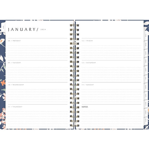 2024 Blue Sky Effie 5" x 8" Weekly & Monthly Planner, Multicolor (138329-24)