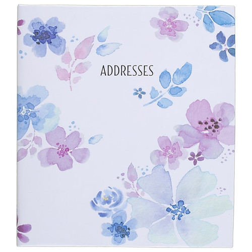 Mead Fashion Hardsided 5.5" x 6.25" Phone/Address Book, Assorted Colors (TL771-10)