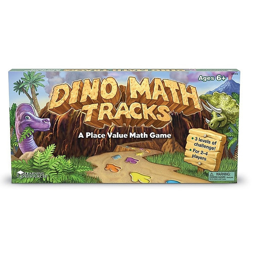 Learning Resources Dino Math Tracks Place-Value Game (LER0712)