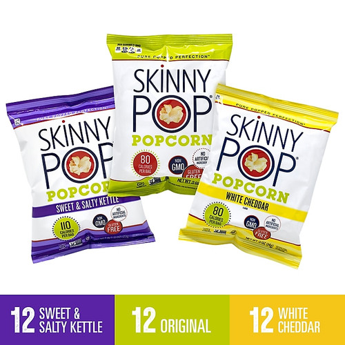 Skinny Pop Variety Popcorn, 36/Box (220-01049)