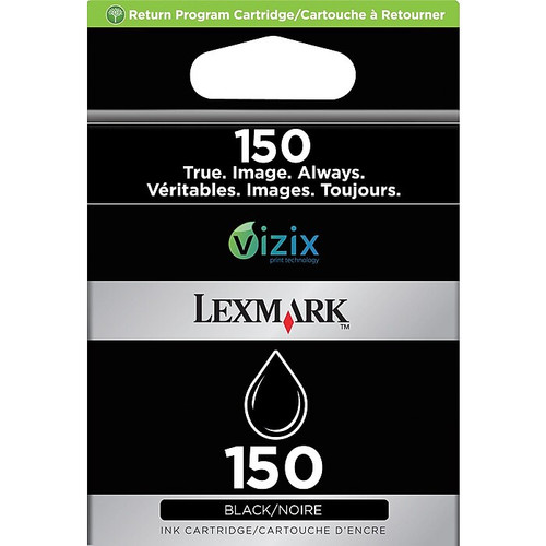 Lexmark 150 Black Standard Yield Ink Cartridge (14N1607/14N1792)