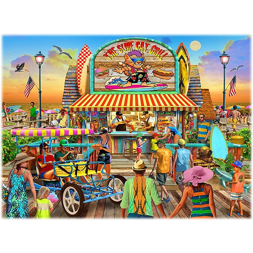 Willow Creek Surf Cat Grill 1000-Piece Jigsaw Puzzle (49137)