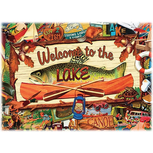 Willow Creek Welcome To the Lake 1000-Piece Jigsaw Puzzle (39828)