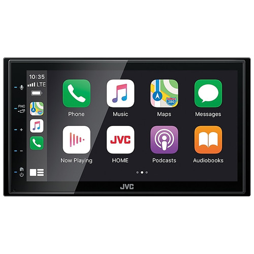 JVC Mobile JVCKWM56BT 6.8" In-Dash Multimedia Receiver with Bluetooth/Apple CarPlay/Android Auto/SiriusXM Ready, Black (65dd8311e8837636b11ebe1b_ud)