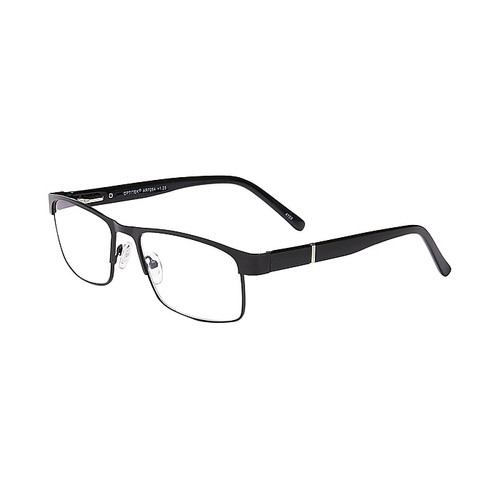 SAV Optitek +2.00 Reading Glasses, Black (EAR7265-200-001)