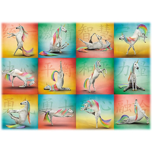 Willow Creek Unicorn Yoga 1000-Piece Jigsaw Puzzle (48352)