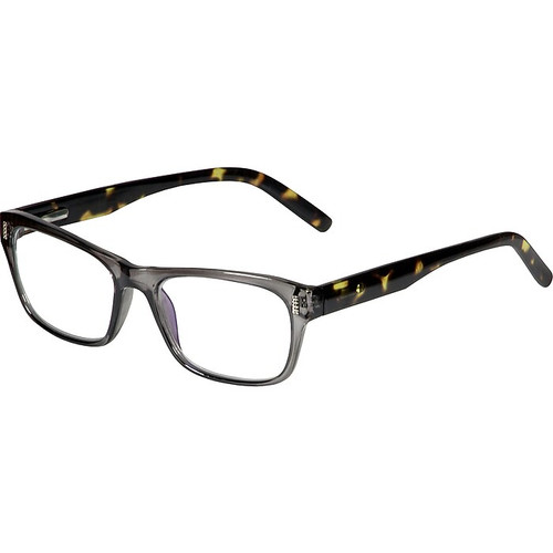 SAV VK Couture +2.50 Blue Light Reading Glasses, Smoke Black (EVKB03-250-066)