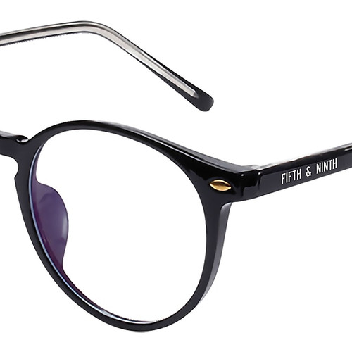 Fifth & Ninth Chandler Blue-Light-Blocking Eyeglasses, Black (7643)