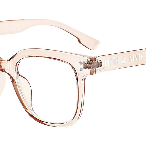 Fifth & Ninth Draper Blue-Light-Blocking Eyeglasses, Transparent Tan (12333)