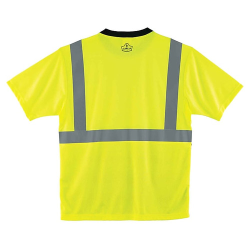 Ergodyne® GloWear 8289BK Class 2 T-Shirt, Lime, Large (65dd83b5e8837636b11ec12a_ud)