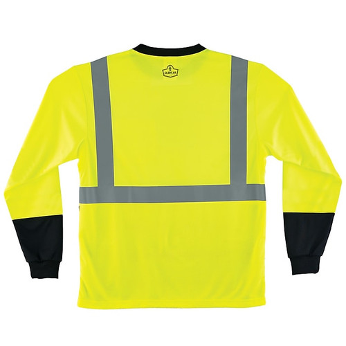 Ergodyne® GloWear 8291BK Class-2 Long Sleeve Shirt, Lime, 3XL (65dd83b5e8837636b11ec12d_ud)