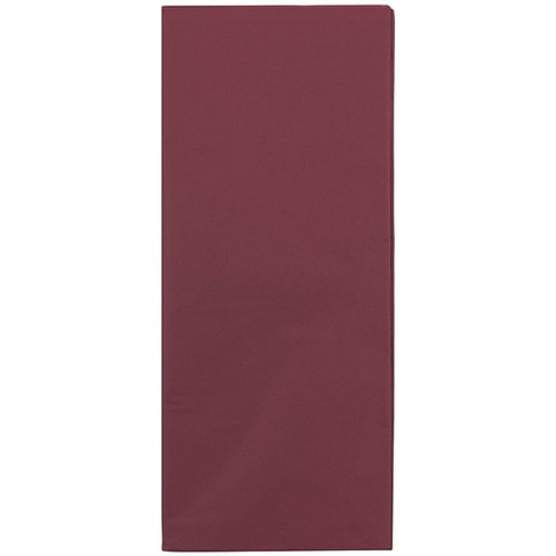 JAM Paper® Gift Tissue Paper, Burgundy, 10 Sheets/Pack (1155680)