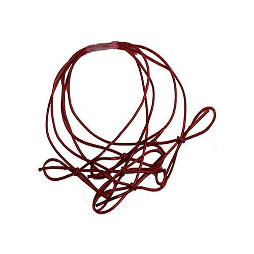 JAM Paper® Elastic String Ties, Large, 22 Loop, Red Metallic, Packs of 50 (6564980B50)