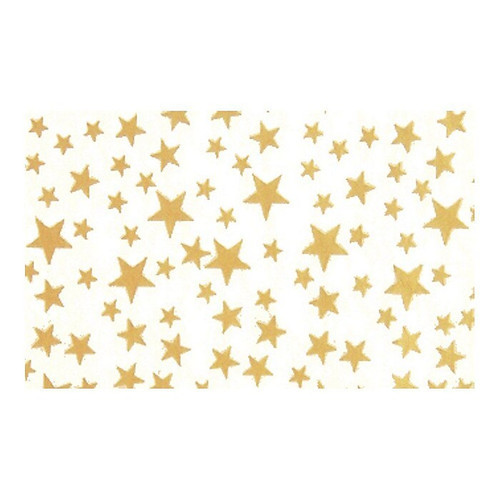 Bags & Bows® 20" x 30" Gold Stars Tissue Paper, White, 240/Pack (65dd8445e8837636b11ec6d1_ud)