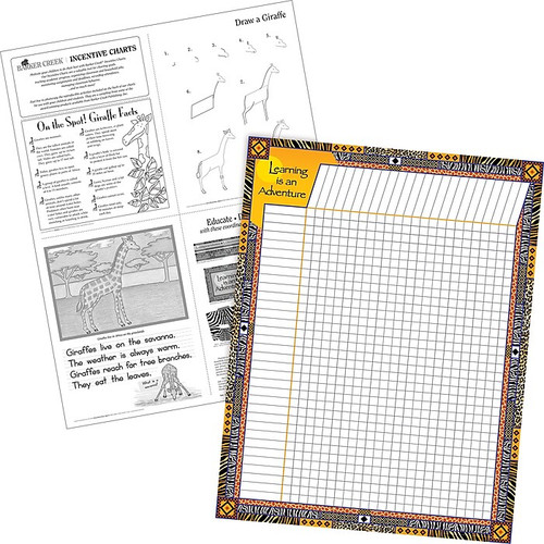 Barker Creek Elementary-Middle School Incentive Chart Set, 4/Set (BC3735)