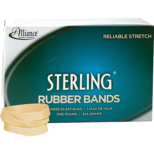 Rubber Band, Sterling , Meets Fed Spec, Soft Stretch, Easy Apply, Excellent Count, USA MADE, #84 (3-1/2"x1/2"), 1 lb Box (65dd8461e8837636b11ec857_ud)